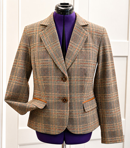 Damen blazer sakko glencheck - sakko,
