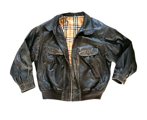 Vintage burberry herren - herren, leder