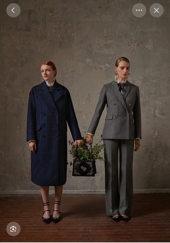 Erdem check coat - h&m,