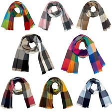 Winterschal mit Karo Glencheck