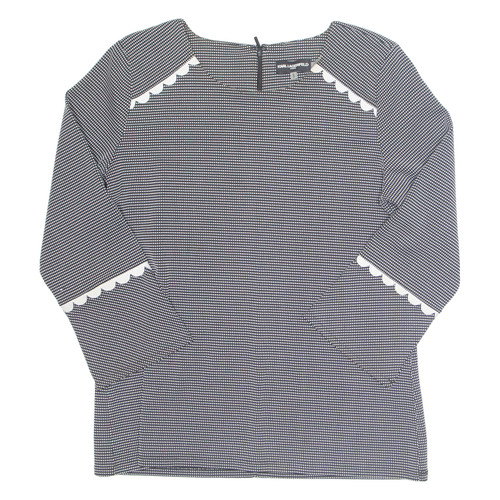 Damen top schwarz - damen, langarm