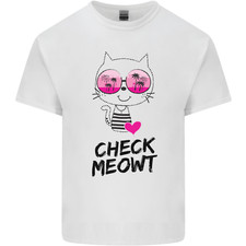 Check Meowt Herren T-Shirt aus
