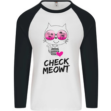 Check Meowt Baseball T-Shirt
