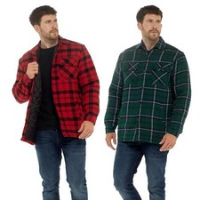 Herren Stepp Flanell Jacke